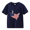 thumbnail image 4 of Levmjia Women Tops Short Seve Tshirt Cotton Round Neck Casual Cute Cartoon Print Summer Daily Wear Independence Day Options Limited Stock, 4 of 4