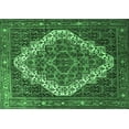 thumbnail image 1 of Ahgly Company Indoor Rectangle Persian Emerald Green Traditional Area Rugs, 8' x 10', 1 of 4