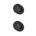 thumbnail image 2 of QualitChoice 1/2/3/5 Réduction de Bruit Coussinets en Cuir pour Écouteurs Pièces de Rechange Réparation Remplacement Noir Vert 2 Pcs, 2 of 6