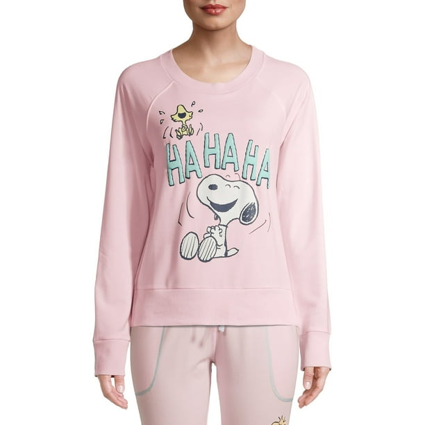 License PEANUTS Snoopy Women's Long Sleeve Sleep Top