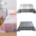 thumbnail image 2 of AOOOWER Washed Cotton Bed Sheet Breathable Bed Linen Soft Touching Various Patterns Enhancing Bedroom Comfort with Various Color, 2 of 21
