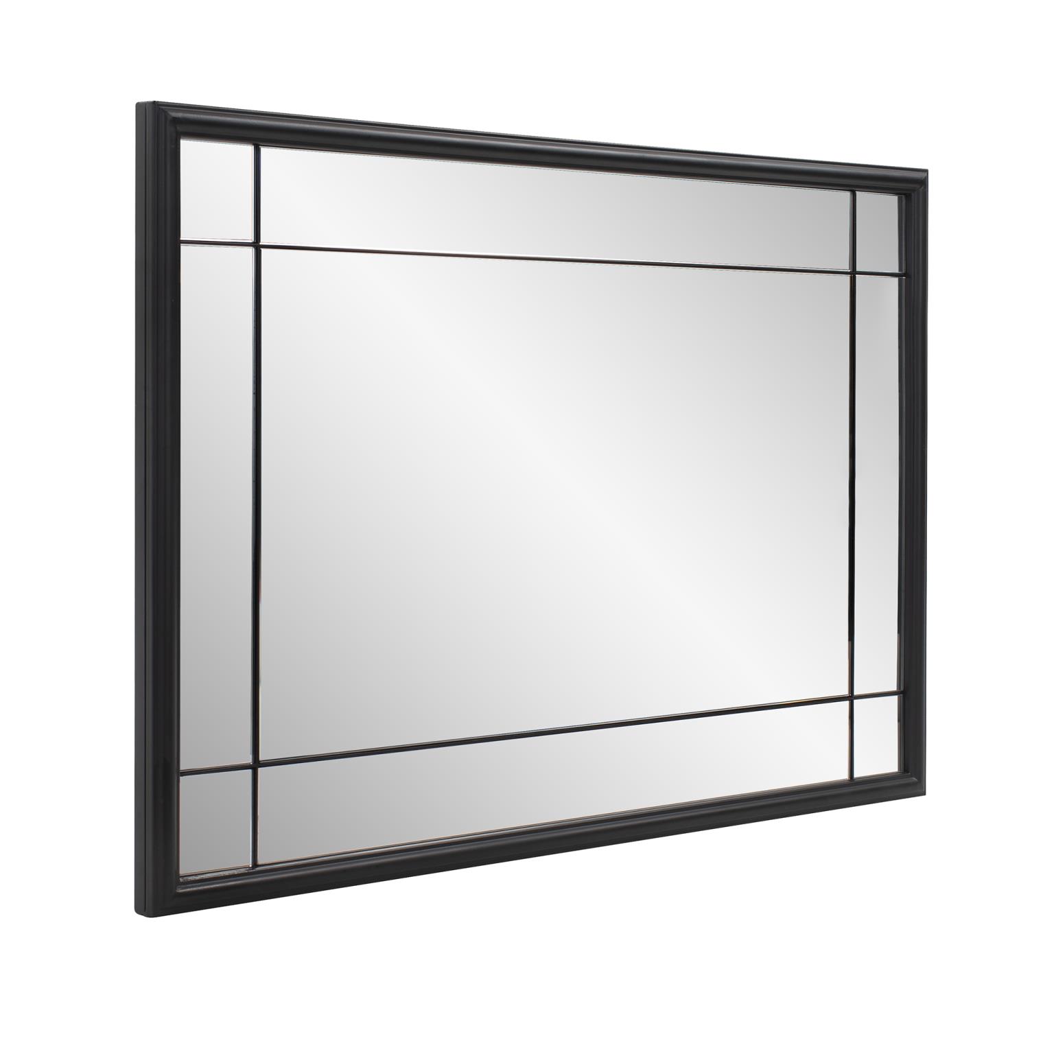 Tyler Dillon Antique Brass Metal French Multi-Panel Framed Vantiy and Wall Mirror - 36"H x 24"W
