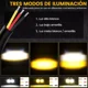 thumbnail image 2 of 1 Par Faro Auxiliar De Lupa Doble Color 120w Para Auto Moto, 2 of 8