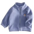 thumbnail image 1 of XASZHN Children's Double Coat Boys' Spring 2025 New Girls' Spring and Autumn Baby Blue 3-4 Years, 1 of 3