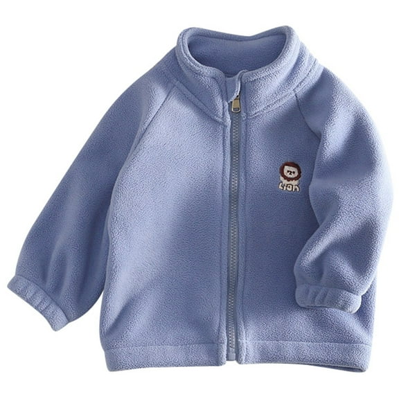 oqasdz Girls Jackets Children Toddler Double Sided Polar Boys New Girls Fall Winter Baby Warm Fashion Top Coat Outwear Size 18 M-24 M