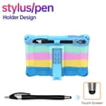 thumbnail image 2 of VYQA Case for Onn 8.1" Core Tablet (2026 Model) with Built-in Foldable Kickstand and Stylus Slot, Shockproof Soft TPU Silicone Case with Stylus Pen for Walmart ONN 8.1 inch Tablet 2026,A, 2 of 10
