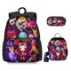thumbnail image 1 of 3pcs The Amazing Digital Circus Backpack Cute Cartoon School Bag Mochila Anime Pencilbag Set For Kids Birthday Christmas Gift, 1 of 4
