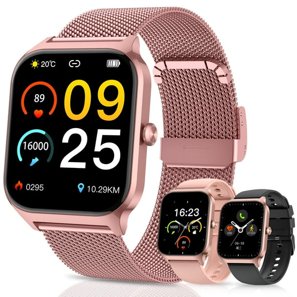 Smart Watch for Women Fitness Tracker: Rose Gold Make/Answer Call
