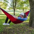thumbnail image 6 of Equip Two Person Travel/Tree Hammock - Solid - Blue Band/Red Body Size 124" L x 77" W x 0.1" H, 6 of 8
