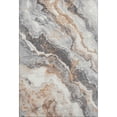 thumbnail image 2 of Addison Rugs Mayfield Premium Machine Washable Transitional Abstract Silver Rectangle Rug, 10' X 14' Machine Washable Transitional Abstract Silver Oversized Sherpa Throw Blanket, 2 of 7