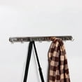 thumbnail image 3 of Unique Bargains Silver Tone Screw Mounted 8 Hooks Coat Towel hook Rack Wall Hanger 1 Pack, 3 of 6
