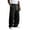 AG07-Black, variant on Men'S Fleece Baggy Sweatpants Wide Leg Barrel Sweat Pants Lightweight Travel Pants Open Bottom Streetwear With Pockets White M
