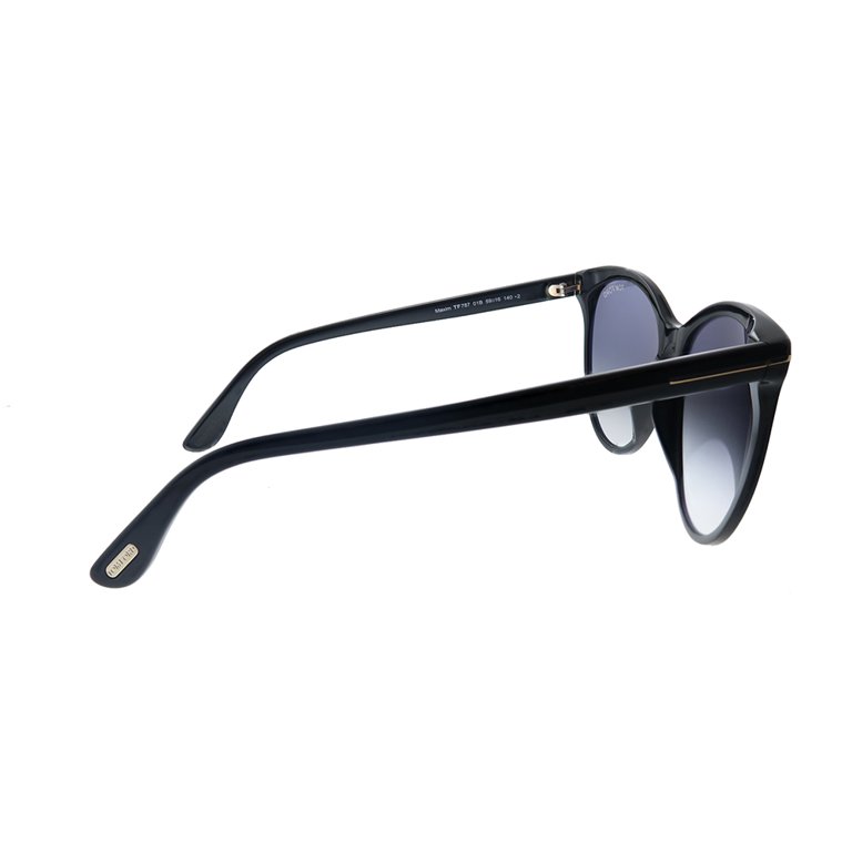 TOM FORD FT 0787 01B Sunglasses Shiny Black Frame Gradient  display picture 1