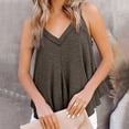 thumbnail image 5 of Yigetop Women's Tees and Tanks Womens Tank Tops 2026 Spring Summer Vacation Outfits Basic Tee Loose Fit Summer Tops for Women Grey L, 5 of 6