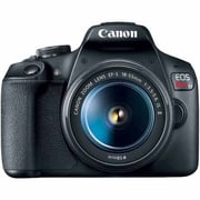 Canon EOS Rebel T7 DSLR Camera with 18-55mm & 75-300mm Lens Bundle with Canon 200ES EOS Shoulder Bag + 2X 64GB Extreme Memory Cards + Accessory Kit
