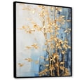 thumbnail image 2 of Designart "Blue Bamboo With Gold III" Bamboo Floater Framed Canvas Prints, 2 of 5