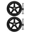 thumbnail image 1 of Nestingho 2 Sets Replacement Front Caster Wheel Assembly Steel for Mobility Aids, 1 of 8