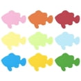 thumbnail image 1 of Unique Bargains Fish Cutouts Paper Fishes, Colorful Fish Cutout for Classroom Decoration, 108 Pack, 1 of 8