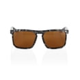 thumbnail image 2 of Gafas de sol 100% RENSHAW Matte Black Havana con lentes de bronce, 2 of 3