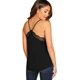 thumbnail image 2 of Camiseta sin mangas con cuello en V para mujer con tirantes finos y encaje Adepaton  CJWUS-6020, 2 of 4