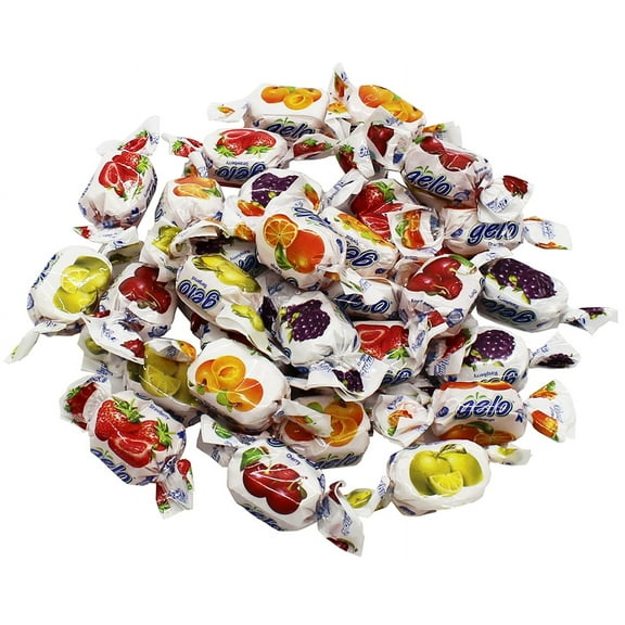 Gelo Assorted Kosher Bonbons with Fruit Juices (Large)