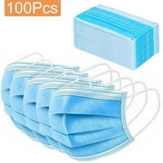 50 Pcs Disposable Masks For Nail Painting beauty-Blue