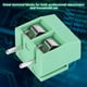 thumbnail image 5 of Bloque De Terminales De Tornillo 50 Piezas Cableado De Montaje En PCB De 2 Pines Con Paso De 5 Mm, 5 of 7