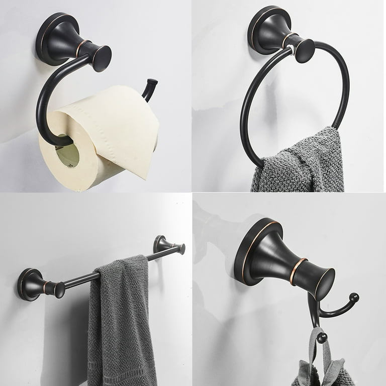 Oil rubbed bronze towel bar and toilet paper holder hotsell