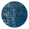 thumbnail image 3 of Unique Loom Valencia Collection Area Rug - Seville (5' 3" Round Blue/Ivory), 3 of 7