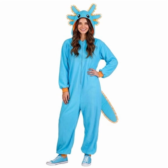 Blue Axolotl Adult Costume | Animal Costumes