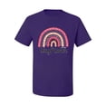 thumbnail image 3 of Waymaker Rainbow Inspirational/Christian Men's Graphic T-Shirt, Purple, Small, 3 of 5
