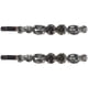 thumbnail image 3 of 2pcs lindas pinzas para el cabello de cristal temperamento de la moda pasadores de pelo pasadores de pelo para mujeres niñas (negro), 3 of 6
