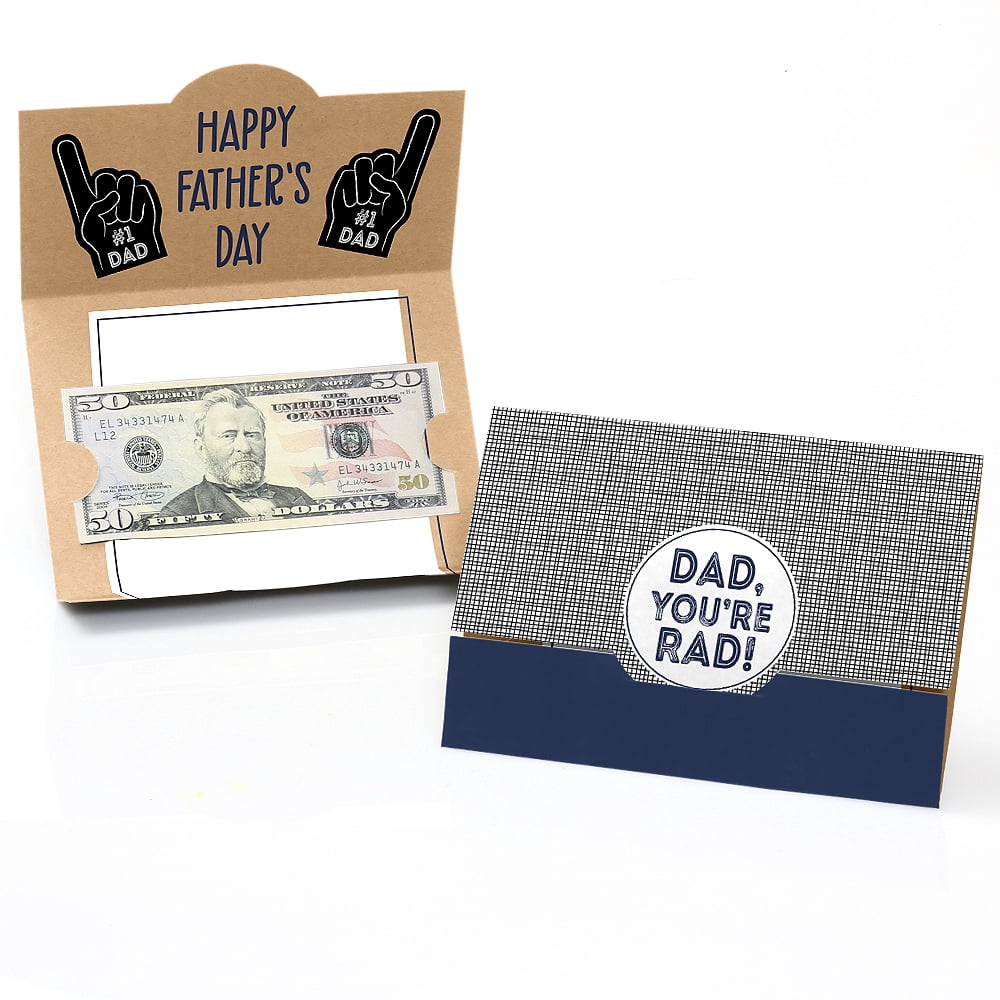 My Dad is Rad Father's Day Money And Gift Card Holders