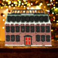 thumbnail image 4 of s Decoraciones Navideñas de Madera de Iglesia Se Iluminan para El Adorno de Regalos Zulema Casa de miniaturas, 4 of 8