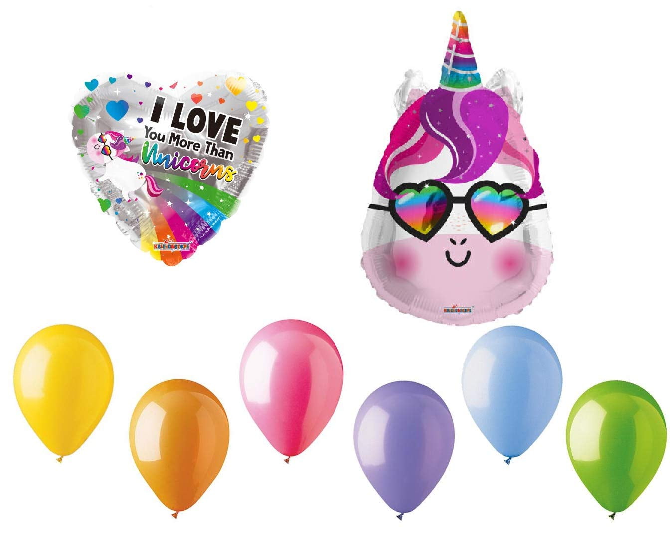 Kaleidoscope Baby Girl Stroller Foil Mylar Balloon 5 Piece Kaleidoscope Baby Girl Stroller Foil Mylar Balloon 5 Piece