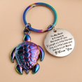 thumbnail image 1 of Five Color Turtle Awesome Keychain For Men, Creative Gift For Men, 1 of 5
