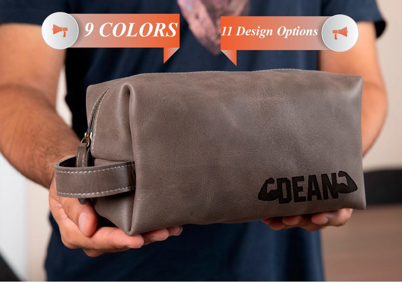 for Bodybuilder Customized Dopp kit for Gym Enthusiast Deadlifting Fan