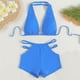 thumbnail image 5 of Tankini de cintura alta para mujer, traje de baño de dos piezas con escote en V profundo, tankinis, trajes de baño de dos piezas para mujer, trajes de baño para mujer, tankinis para mujer, 5 of 9