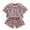 07-Pink, variant on oqasdz Toddler Kids Baby Girls Leopard Print Summer Clothes Set T Shirt And Short Pants 2 Piece Set Outfits/4-5 Years