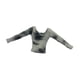 thumbnail image 5 of Blusa ajustada de manga larga Hugo para muñecas en miniatura Cuello bajo 1:6, 5 of 10