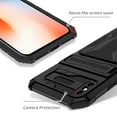 thumbnail image 6 of For Samsung Galaxy A32 5G Case, Heavy Duty Dual Layer Hybrid Rugged Shockproof Protective Cover with Kickstand & Card Slots, Black, 6 of 8