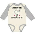 thumbnail image 3 of Inktastic Nurse Anesthetist Mom Nursing Boys or Girls Long Sleeve Baby Bodysuit, 3 of 5