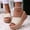 Beige, variant on Fnooota Women's Wedge Sandals, Non-slip Open Toe Slip On Casual Summer Shoes Beige Size 6