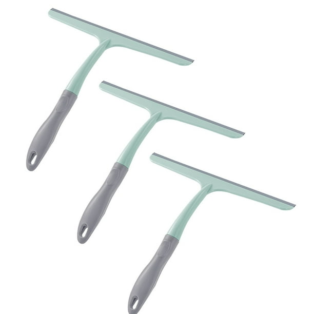 Raspador de Ducha Estándar para Puertas de Vidrio, Limpiador de Ventanas Multiusos, Mini Raspador de Ventanas para Parabrisas Domésticos(C)