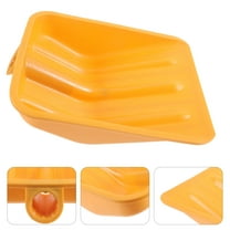 MLINS Head Snow Scoop Shovels for Winter 34.5x28cm Yellow