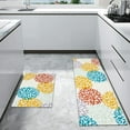 thumbnail image 2 of asgghfnffgh Floral Kitchen Mat, 17 x 47 in, Easy To Clean 2 Count, 2 of 6