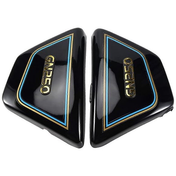 par de paneles laterales de la cubierta del marco derecho e izquierdo para piezas de motocicleta Suzuki Gn 250 Gn250 Gn250 Motocicleta