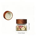 thumbnail image 3 of 5.91in Glass Spice Jars, Airtight Wood Lid Storage Containers, Labeled Pantry Organizer Canisters, Small Food Jars for Herb Seasoning Coffee Sugar Tea Storage, 3 of 6