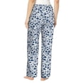 thumbnail image 3 of Picia Seaside Primary Color Womens Soft Woven Cotton Elastic Waistband Sleep Pajama Pant Lounge Sleep Pant With Pockets And Drawstring-Large, 3 of 9