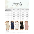 thumbnail image 5 of Asyoly Womens Summer Solid V Neck Sleeveless Blazer Dress Casual Work Office Double Breasted Blazer Dresses with Pockets, 5 of 5